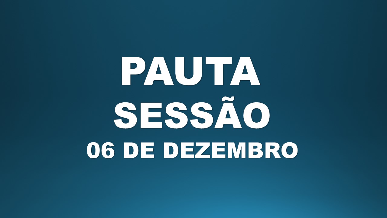 Sessão 06 de dezembro de 2017